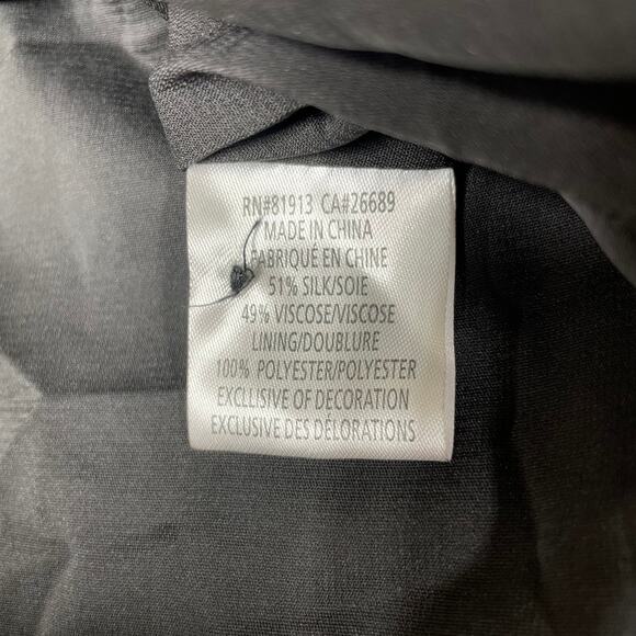 Robert Graham NWOT Silk Brenna Floral Printed Tie-Neck Shift Dress Size S Purple - Picture 13 of 14